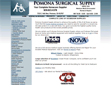 Tablet Screenshot of pomonasurgicalsupply.com
